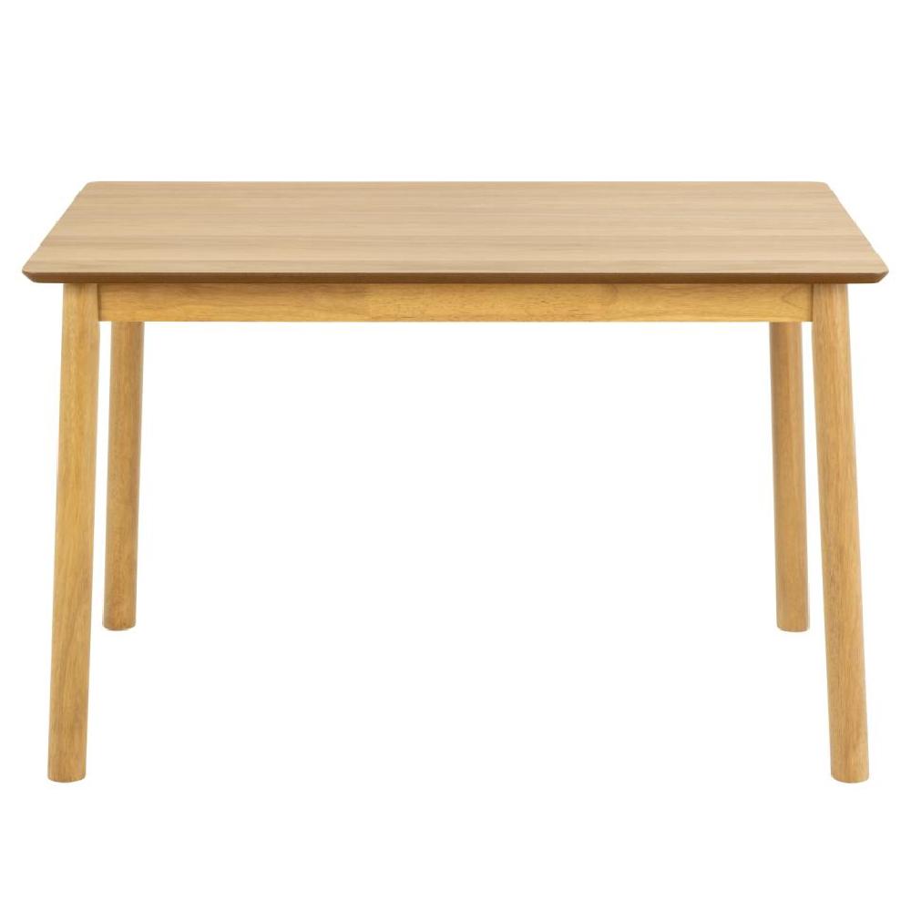 Belgrade Wooden Rectangular Dining Table In Matt Oak