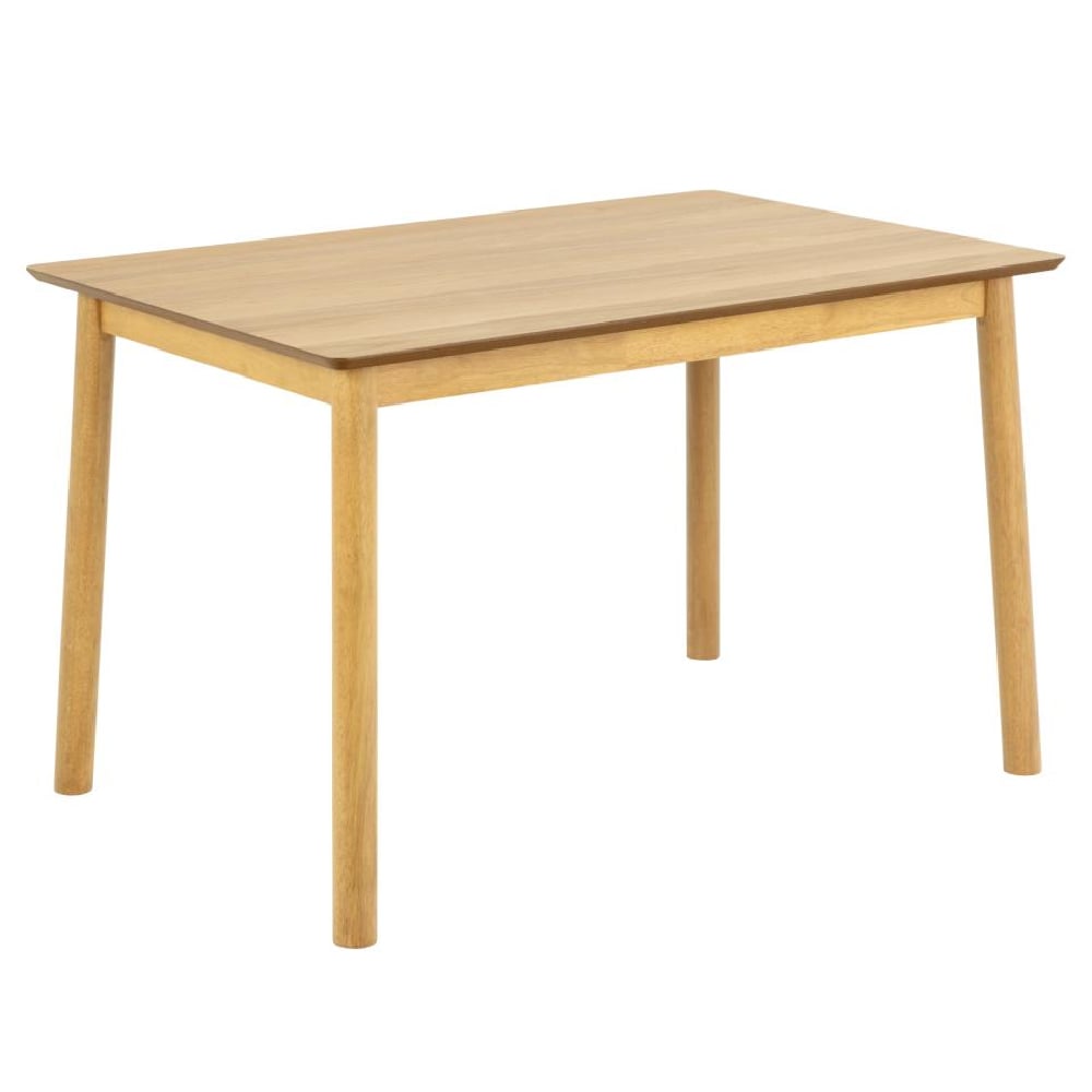 Product photograph of Belgrade Wooden Rectangular Dining Table In Matt Oak from Furniture in Fashion