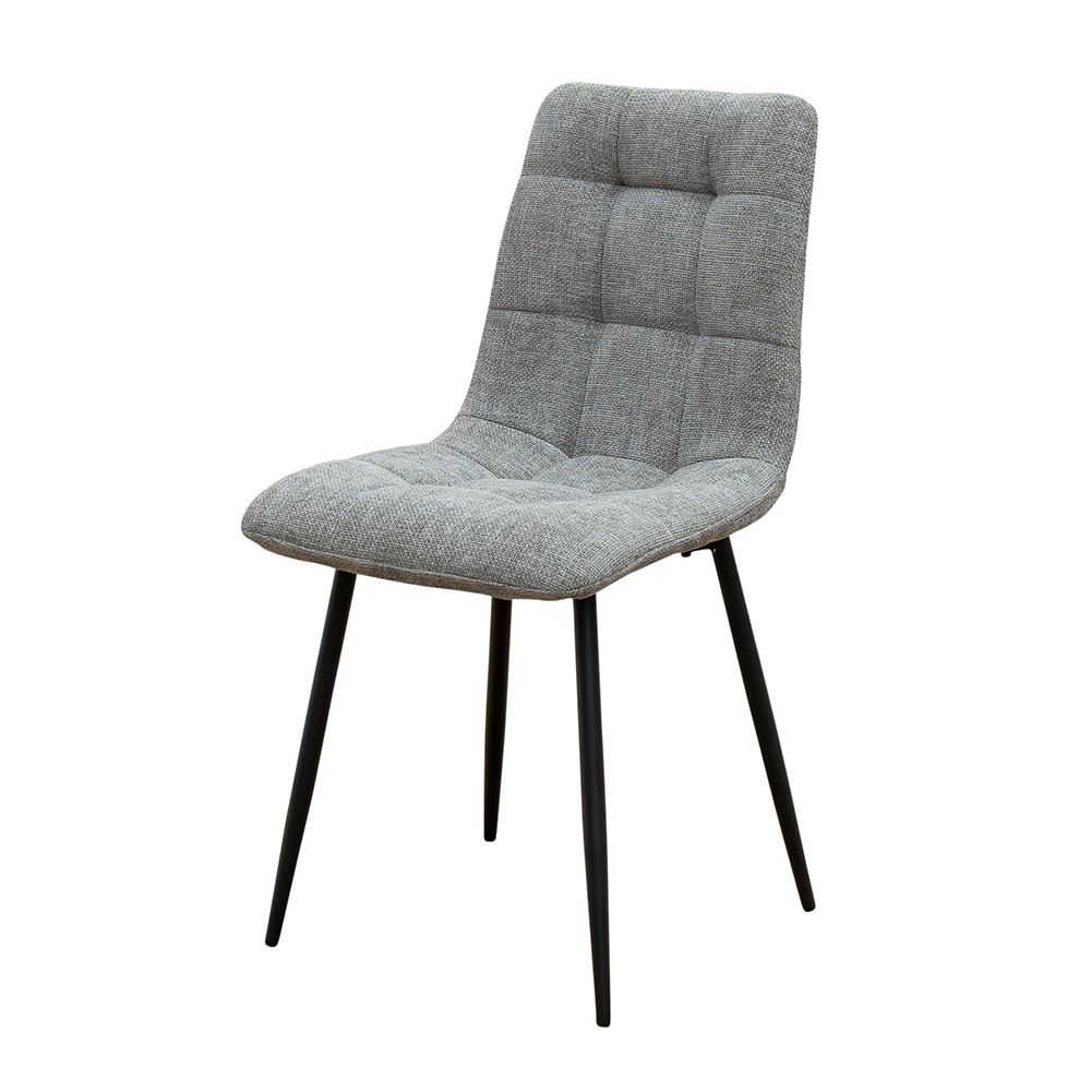 Belize Travertine Marble Effect Small Wooden Dining Table with 4 Neyo Grey Chairs