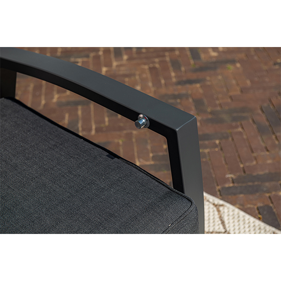 Bella Lounge Dining Set In Vintage Willow With Charcoal Frame_4