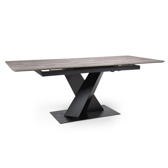 Read more about Bella wooden extending dining table in grey