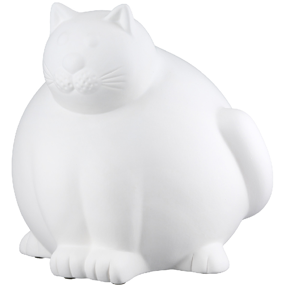 Bellano Ceramic Cat Sculpture In White