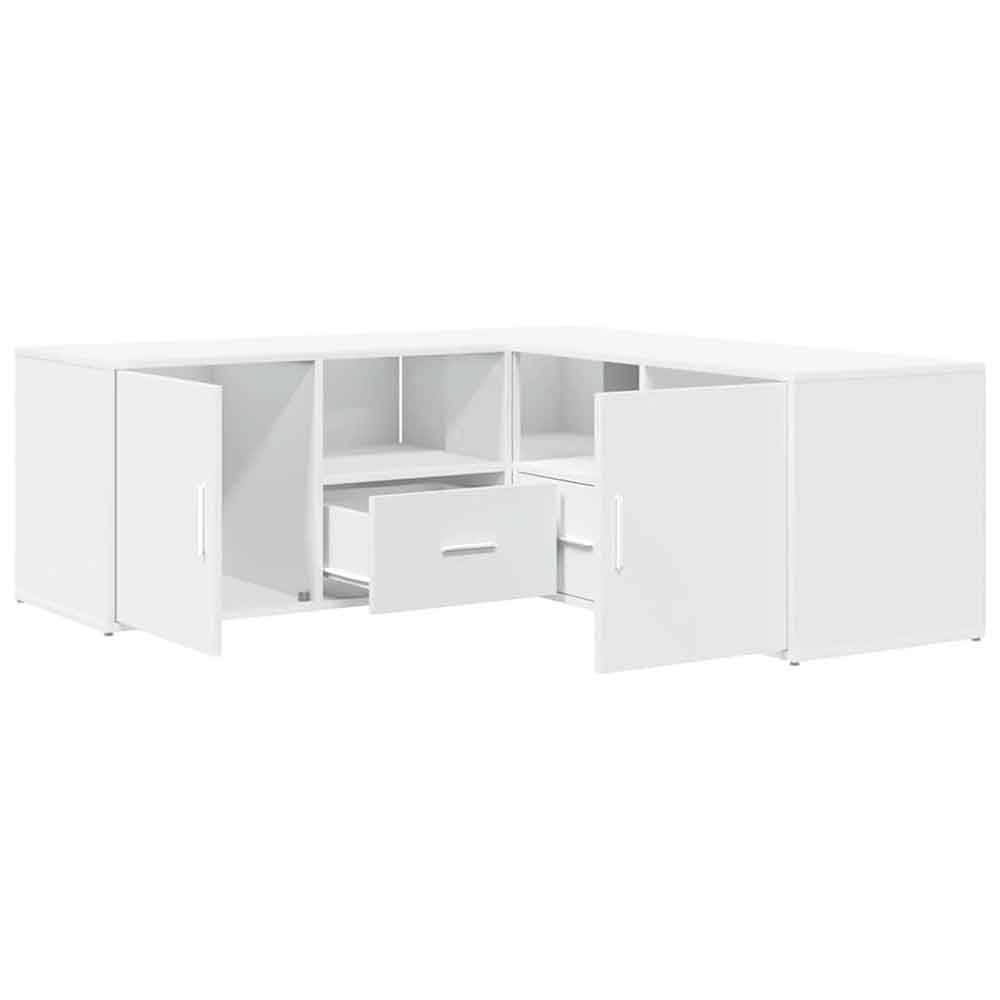 Belleville Large Wooden Sideboard TV Stand In White