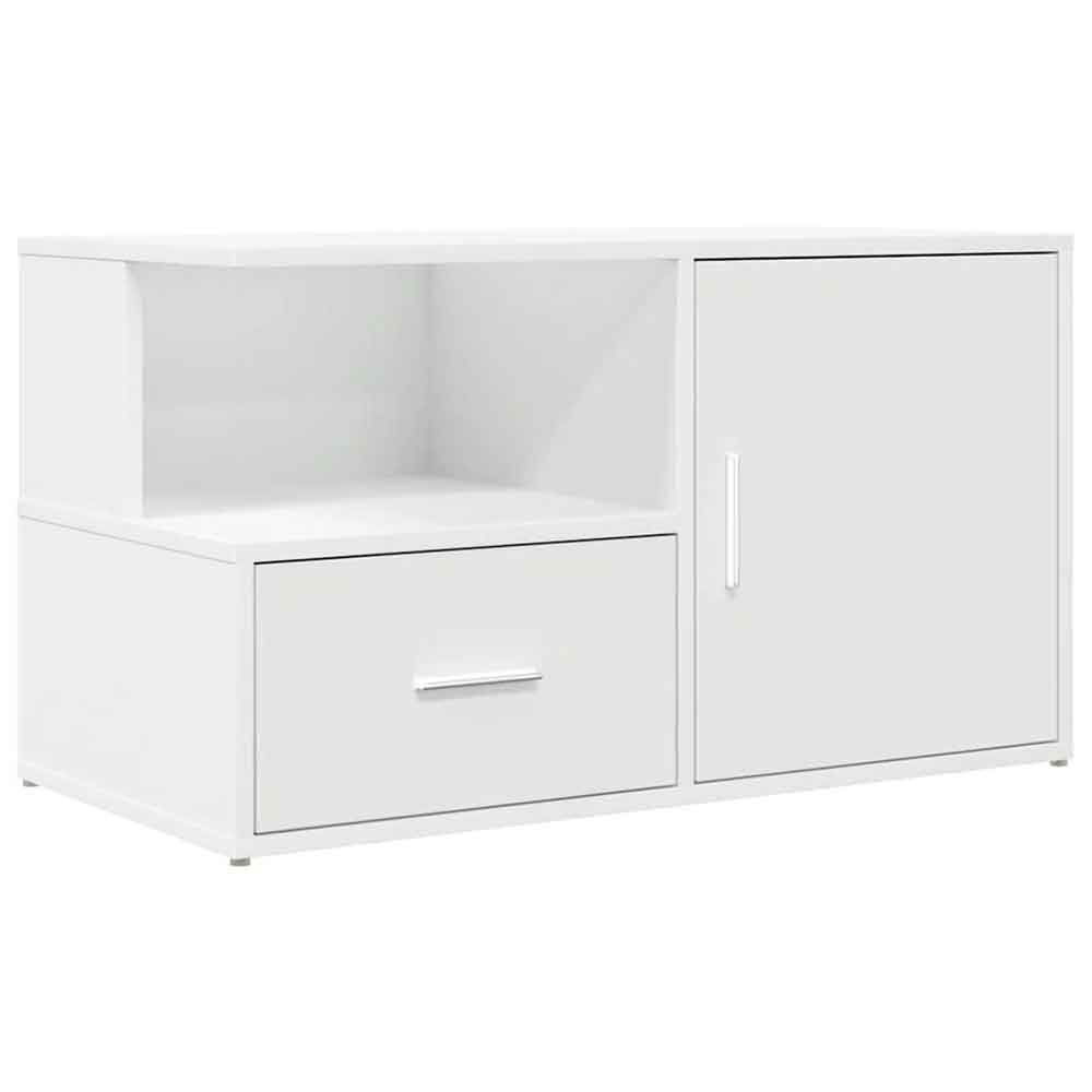 Belleville Large Wooden Sideboard TV Stand In White
