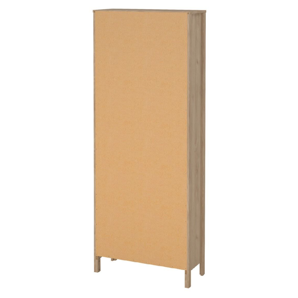 Bellevue Wooden Bookcase With 6 Shelves In Oak