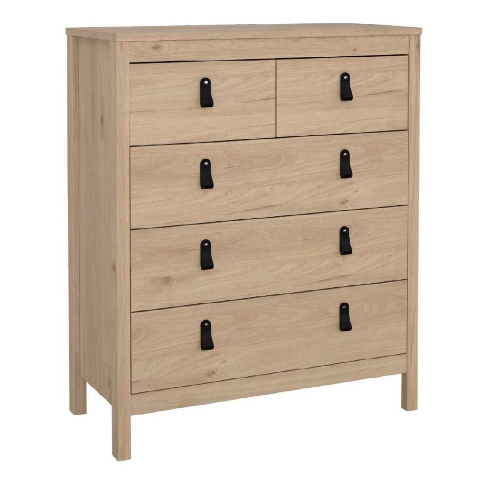 Bellevue Wooden Chest Of 5 Drawers In Oak
