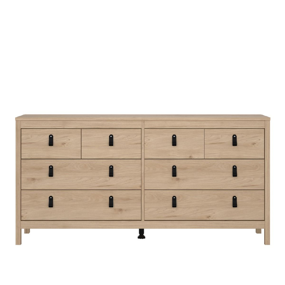 Bellevue Wooden Dressing Table With 8 Drawers In Oak
