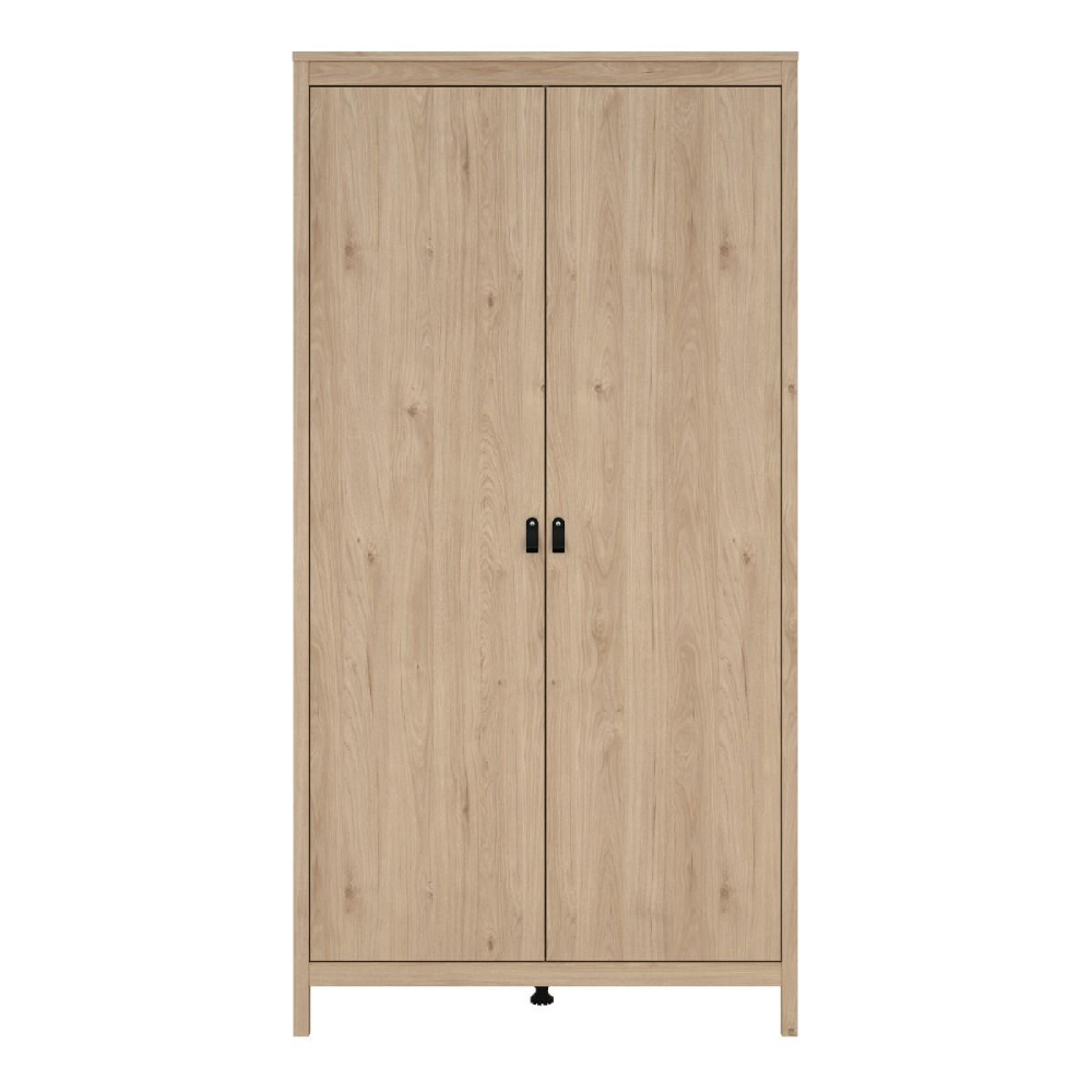 Bellevue Wooden Wardrobe With 2 Doors In Oak