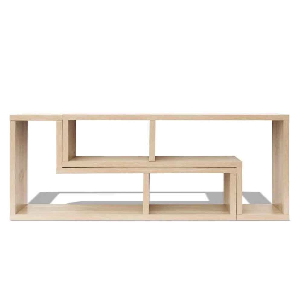 Bellflower Wooden Contemporary Design TV Stand In Oak