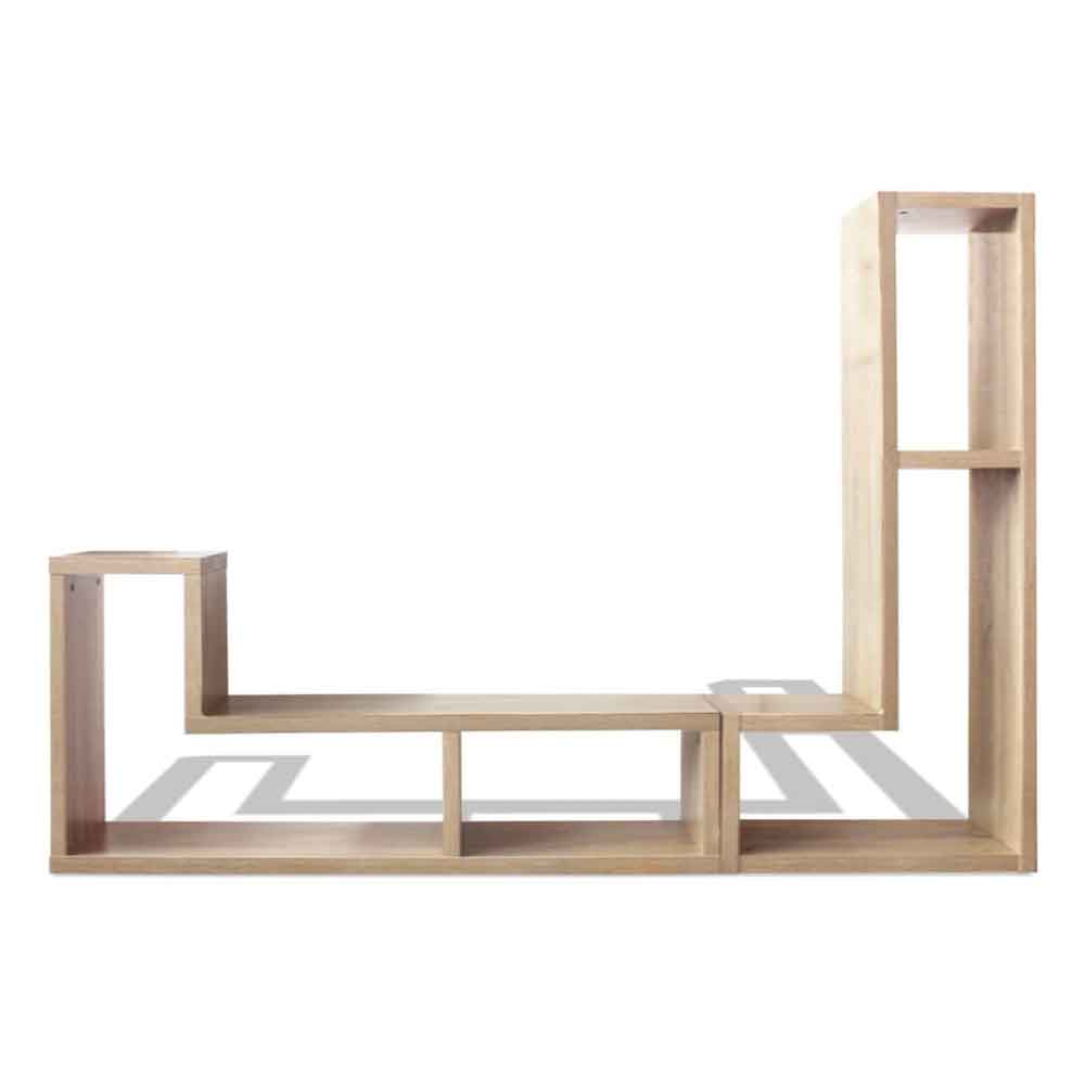 Bellflower Wooden Contemporary Design TV Stand In Oak