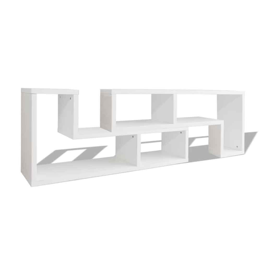 Bellflower Wooden Contemporary Design TV Stand In White