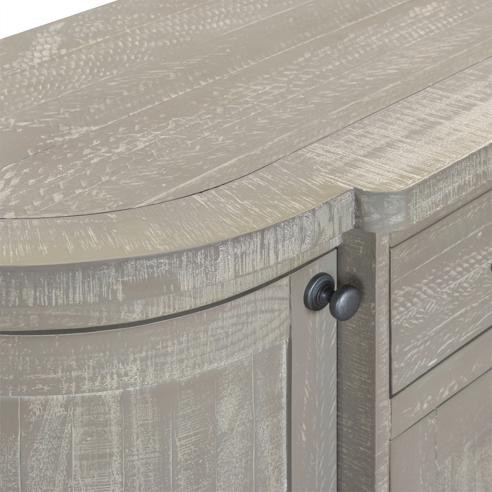 Bellmore Wooden Sideboard With 4 Doors 1 Drawer in Bordeaux