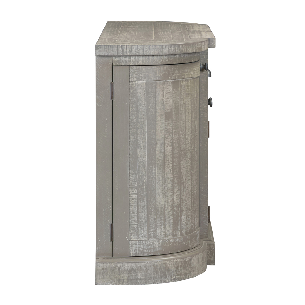 Bellmore Wooden Sideboard With 4 Doors 1 Drawer in Bordeaux