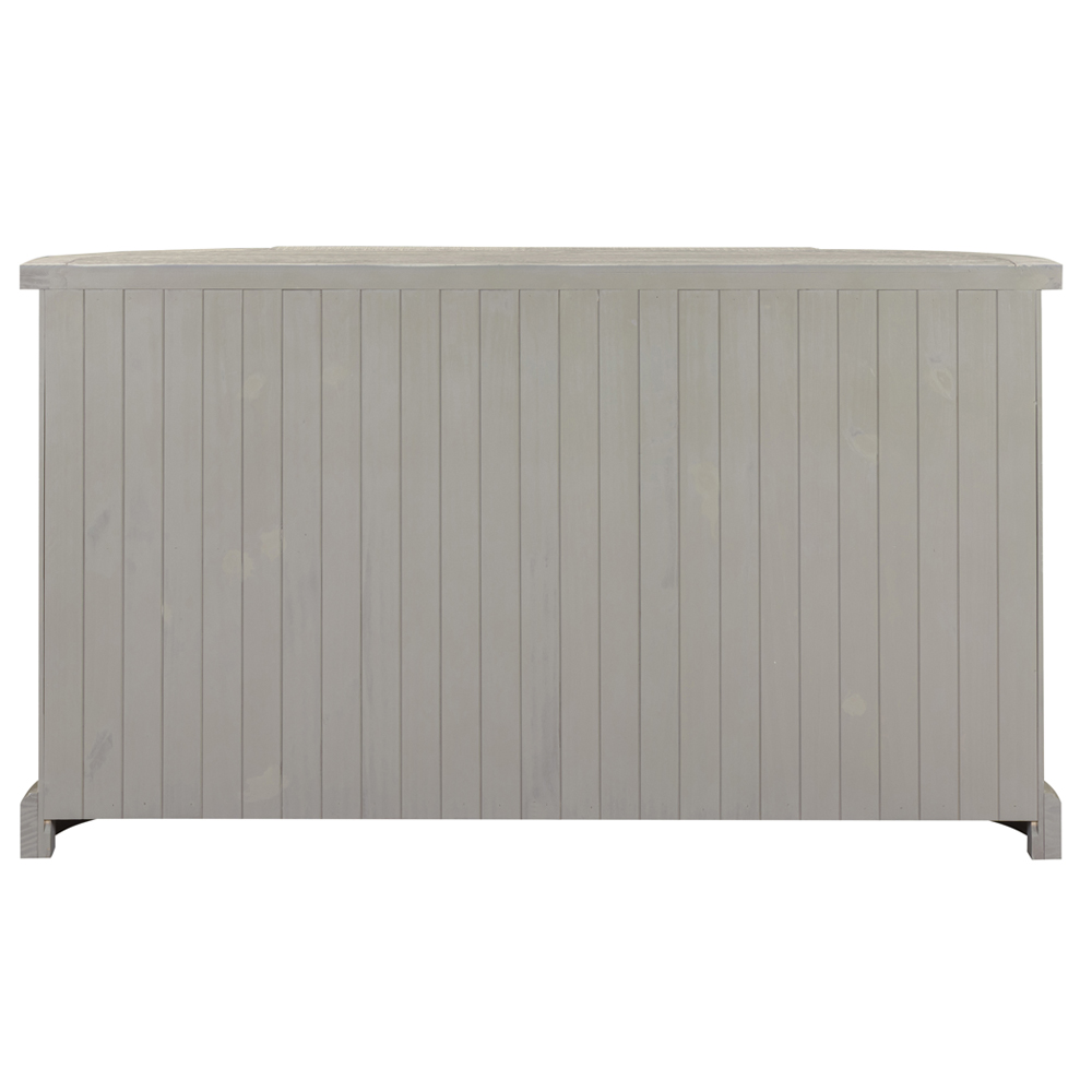 Bellmore Wooden Sideboard With 4 Doors 1 Drawer in Bordeaux