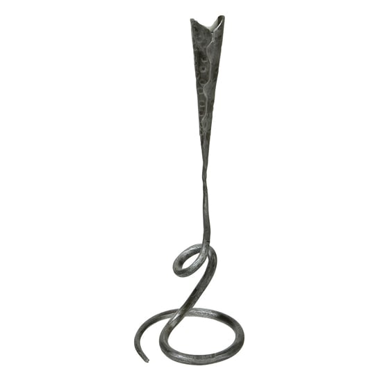 Read more about Bellona iron small candleholder in antique black