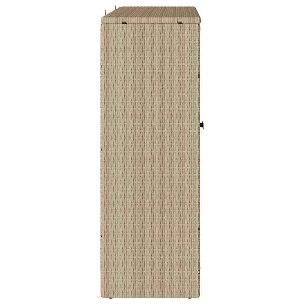 Bellport Rattan Storage Cabinet With 2 Doors In Beige