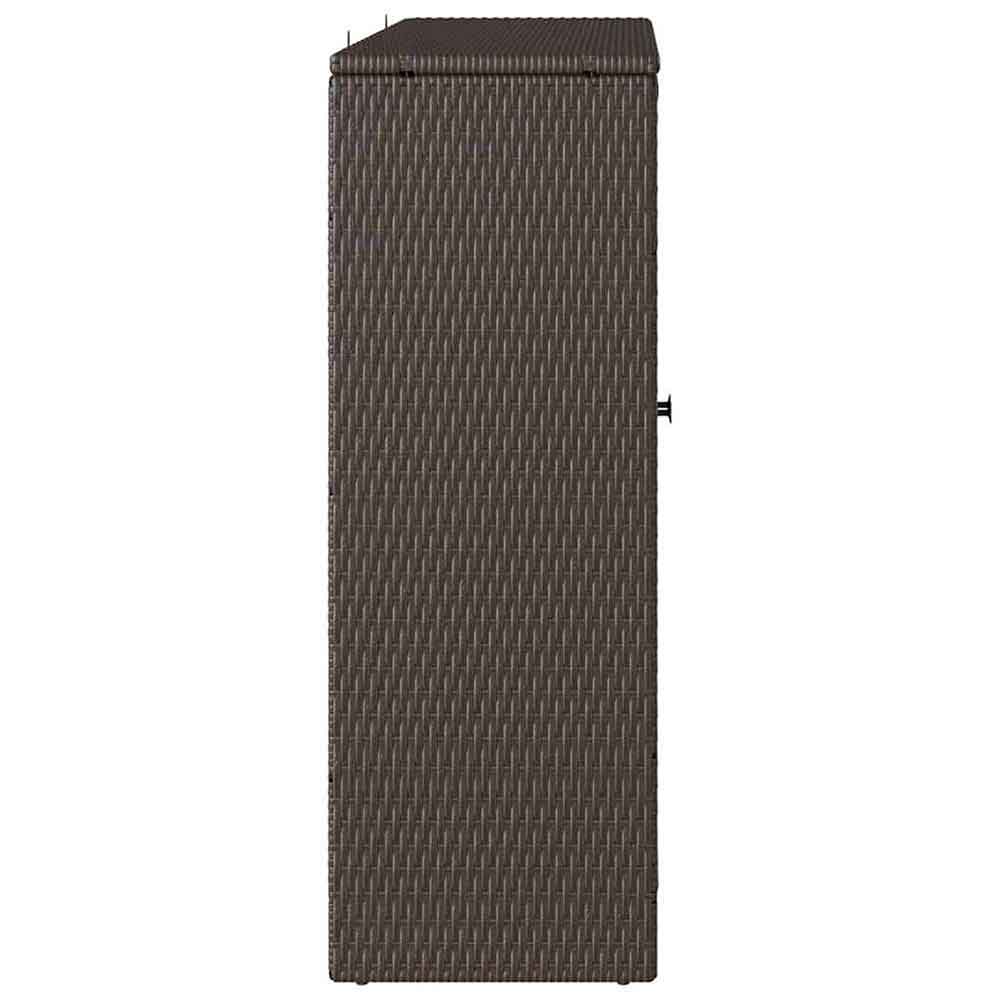 Bellport Rattan Storage Cabinet With 2 Doors In Brown