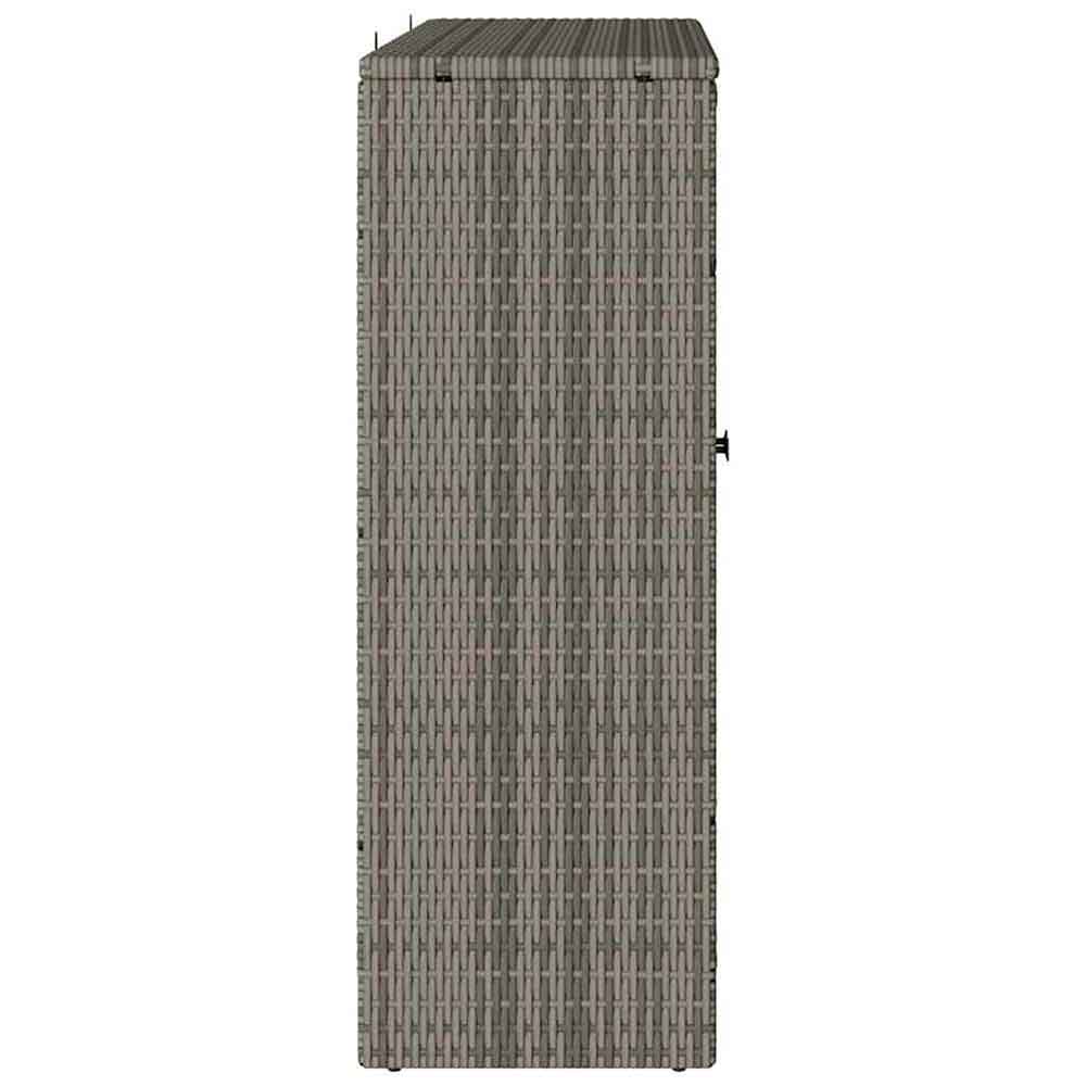 Bellport Rattan Storage Cabinet With 2 Doors In Grey