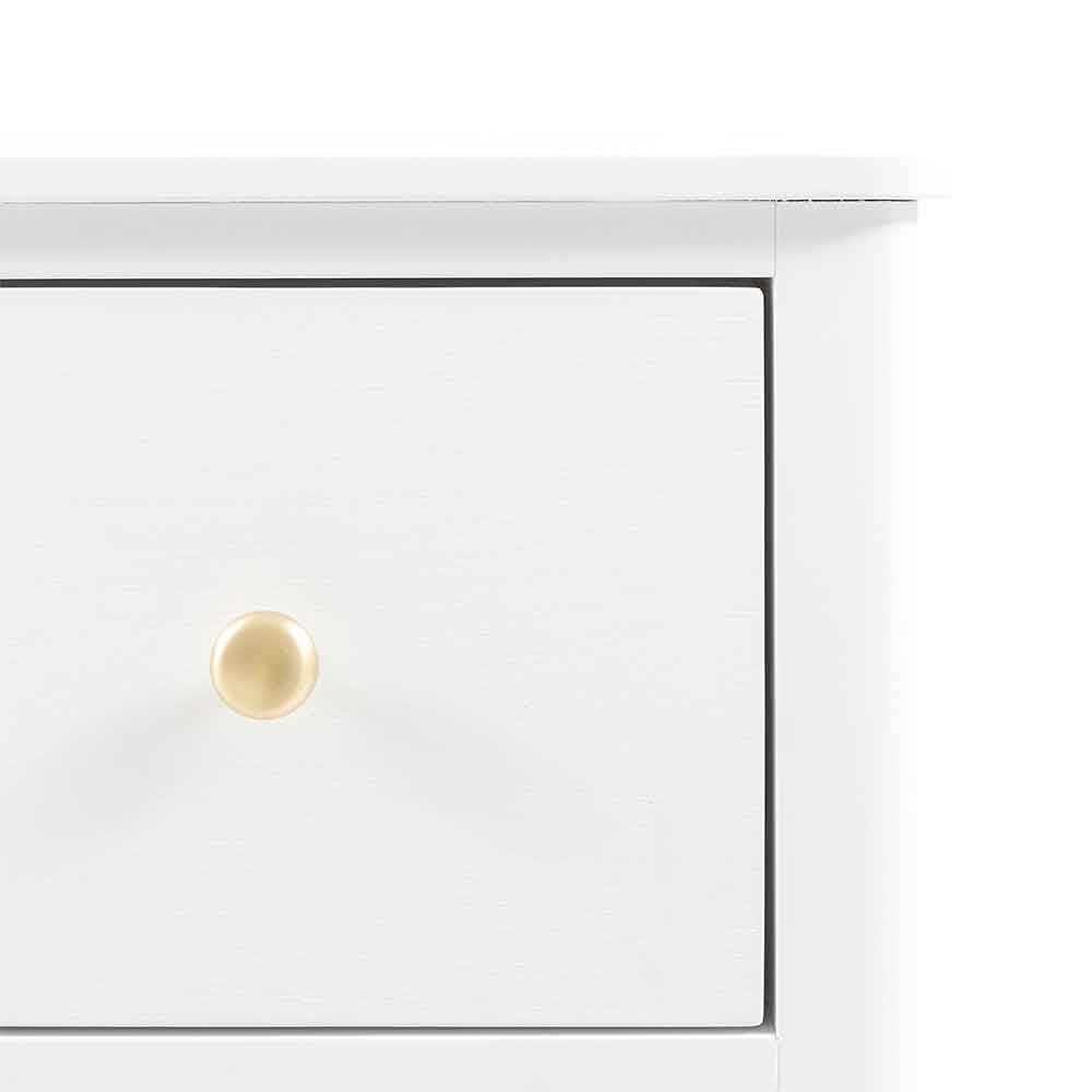 Bellville Wooden Chest Of 3 Drawers In White