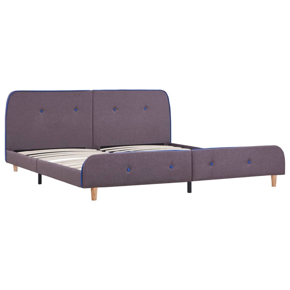 Bellvue Fabric King Size Bed In Taupe