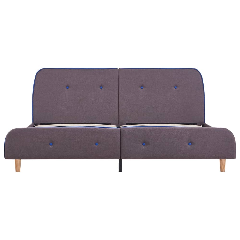 Bellvue Fabric King Size Bed In Taupe