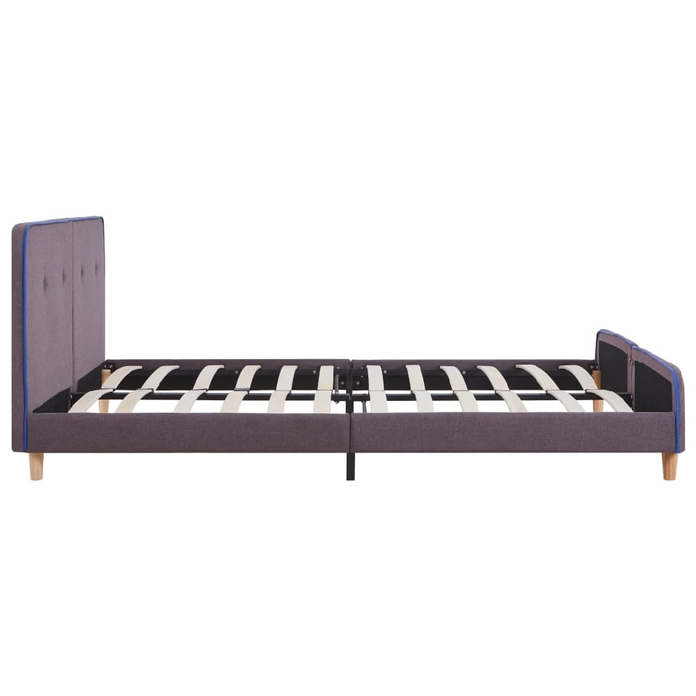Bellvue Fabric King Size Bed In Taupe