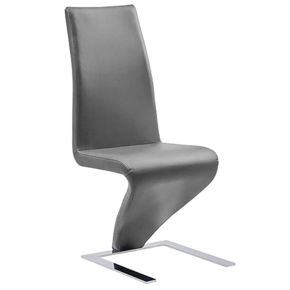 Belmonte Grey Extending Dining Table Small 4 Demi Z Grey Chairs