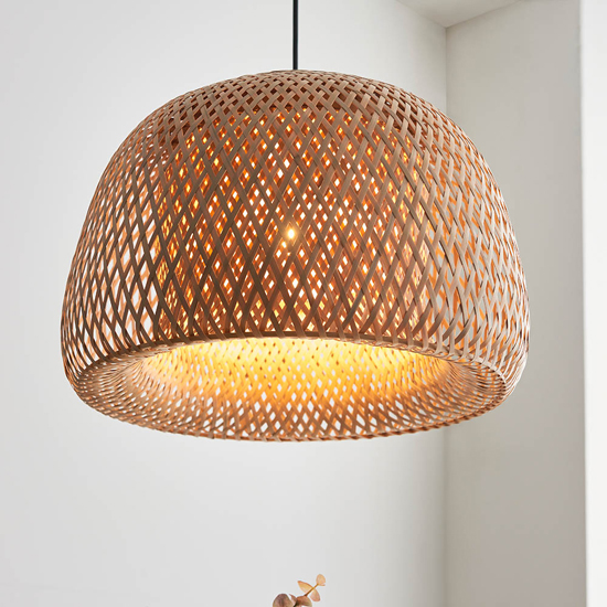 Beloit Elongated Sphere Shade Ceiling Pendant Light In Natural