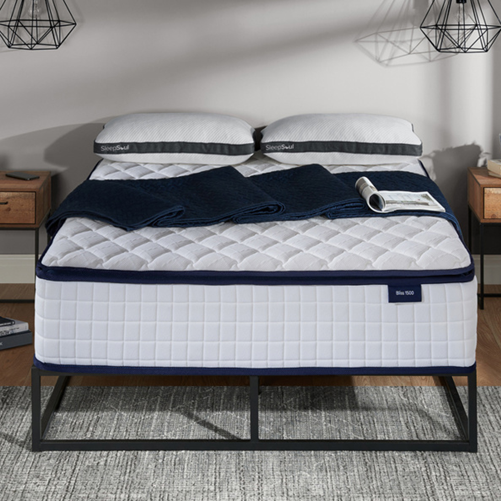 Beloit Fabric 1500 Pocket Double Mattress In White