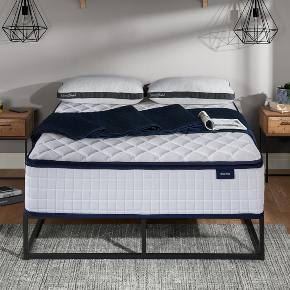 Beloit Fabric 1500 Pocket King Size Mattress In White