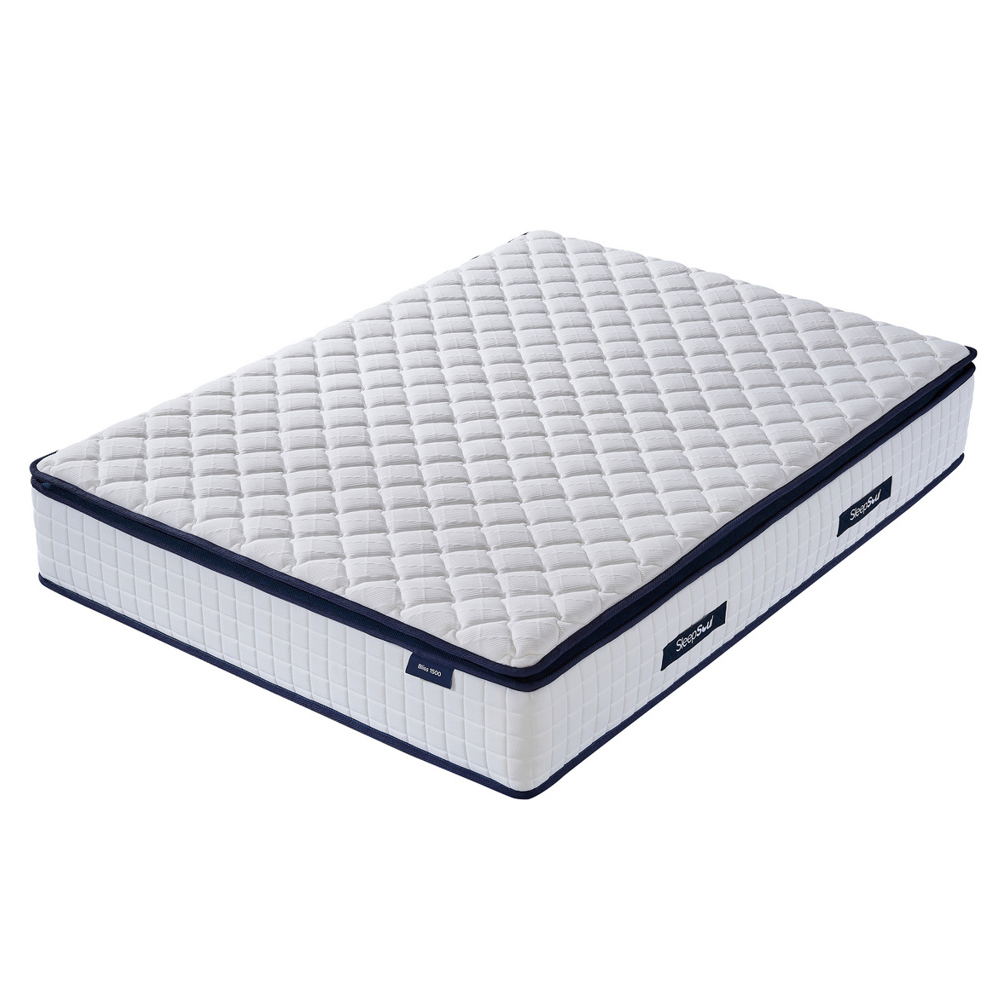 Beloit Fabric 1500 Pocket King Size Mattress In White