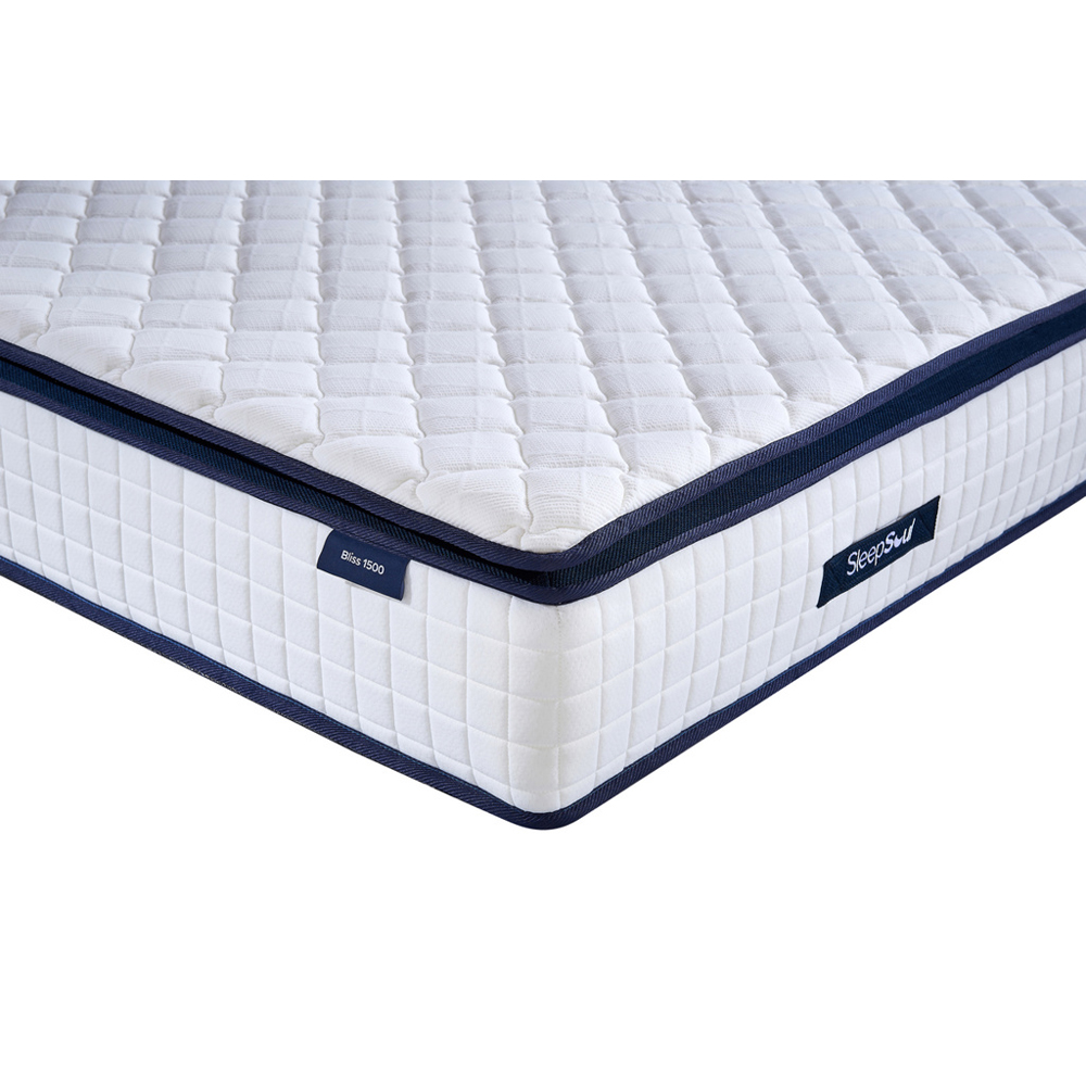 Beloit Fabric 1500 Pocket Super King Size Mattress In White