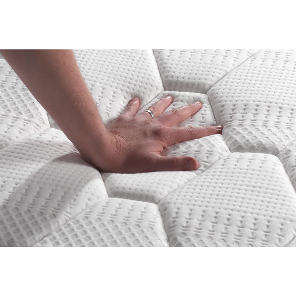 Beloit Fabric King Size Mattress In White