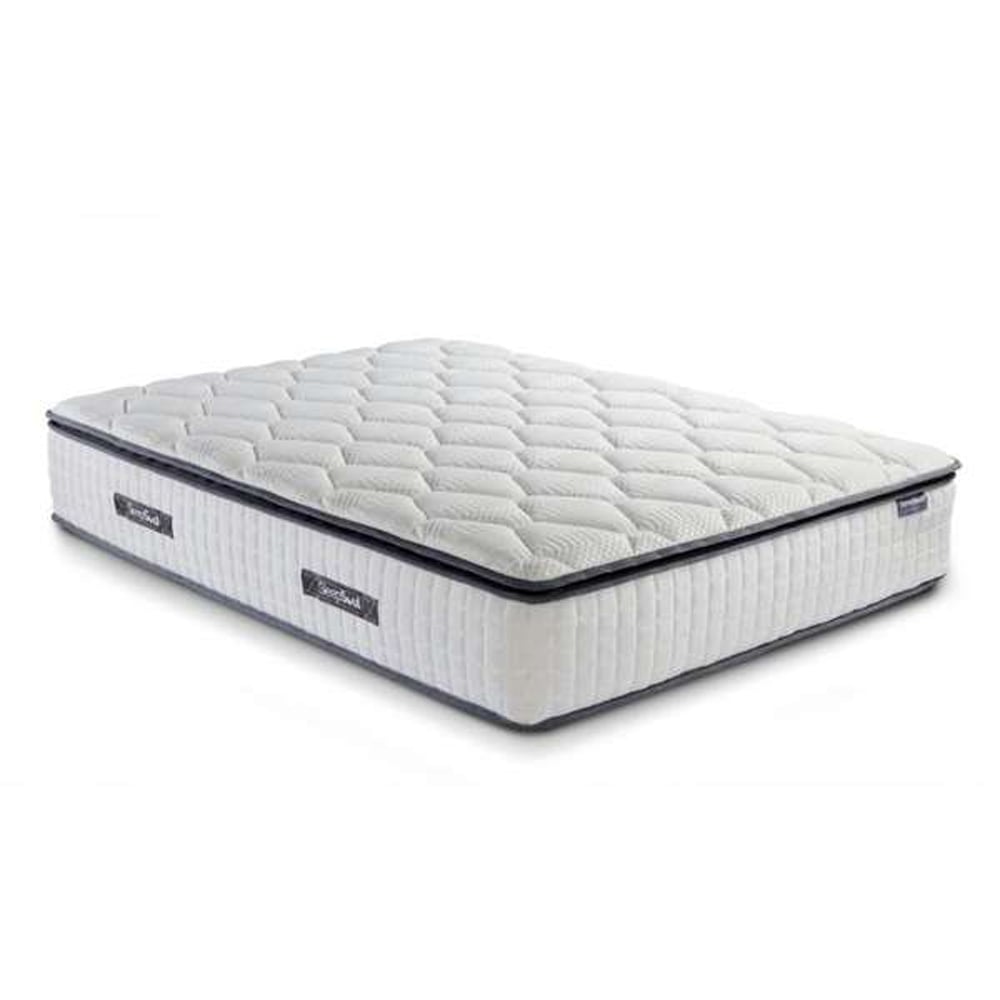 Beloit Fabric Super King Size Mattress In White