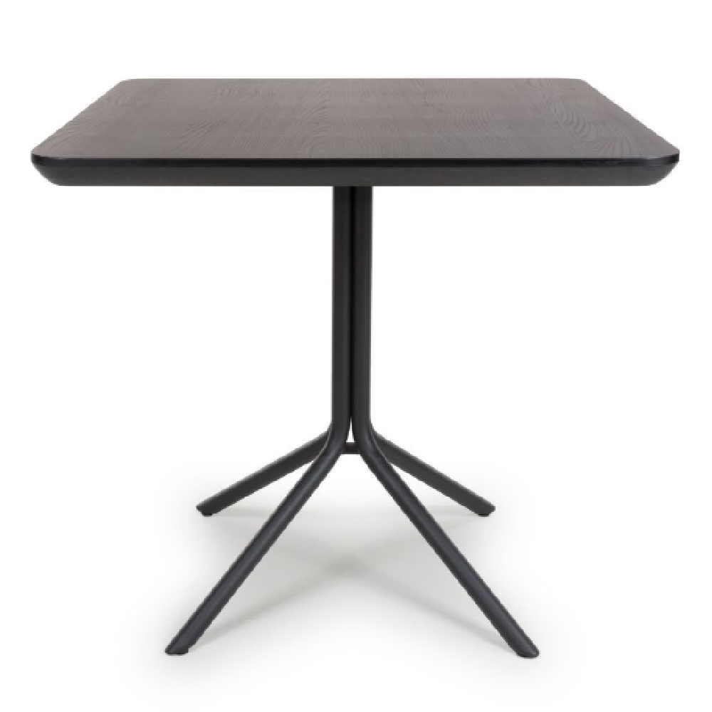 Beloit Wooden Square Dining Table In Black
