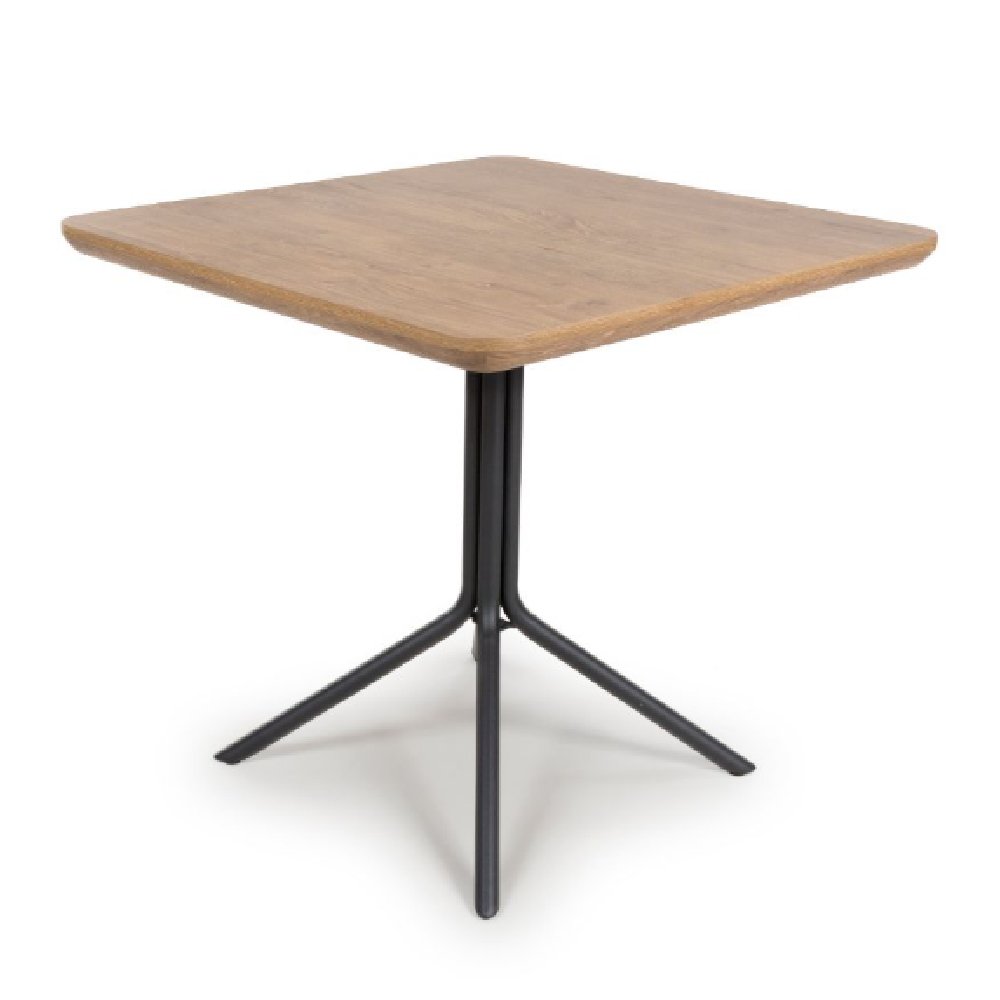 Read more about Beloit wooden square dining table in rustic oak