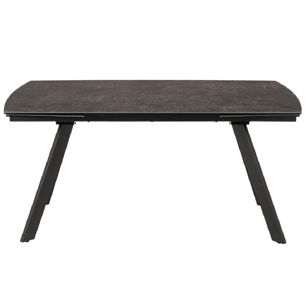 Belton Ceramic Extending Dining Table In Black