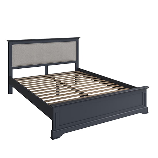 Belton Wooden Double Bed In Midnight Grey_3
