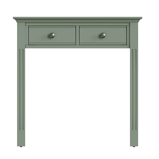 Belton Wooden Dressing Table With 2 Drawers In Cactus Green_3