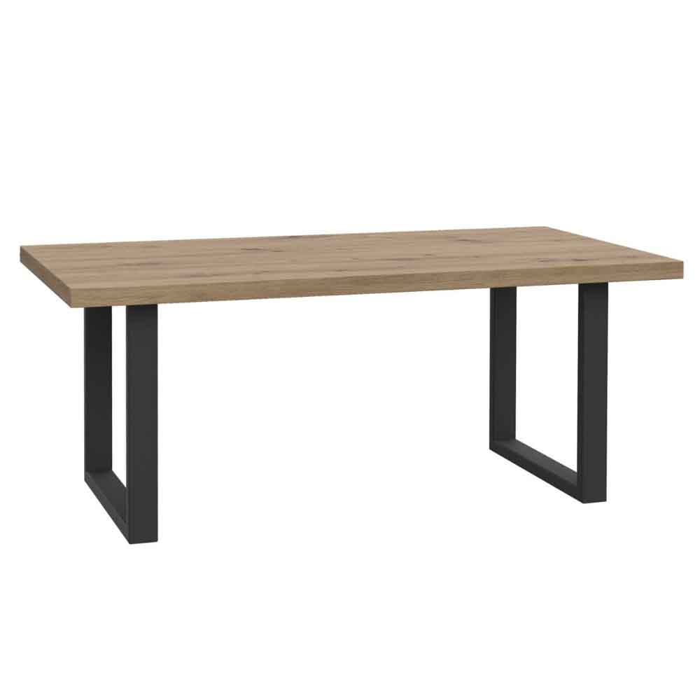 Belton Rectangular Wooden Coffee Table in Artisan Oak