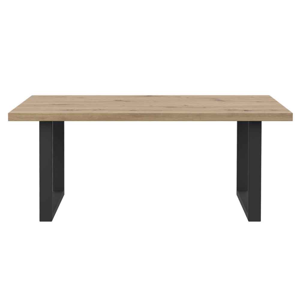 Belton Rectangular Wooden Coffee Table in Artisan Oak