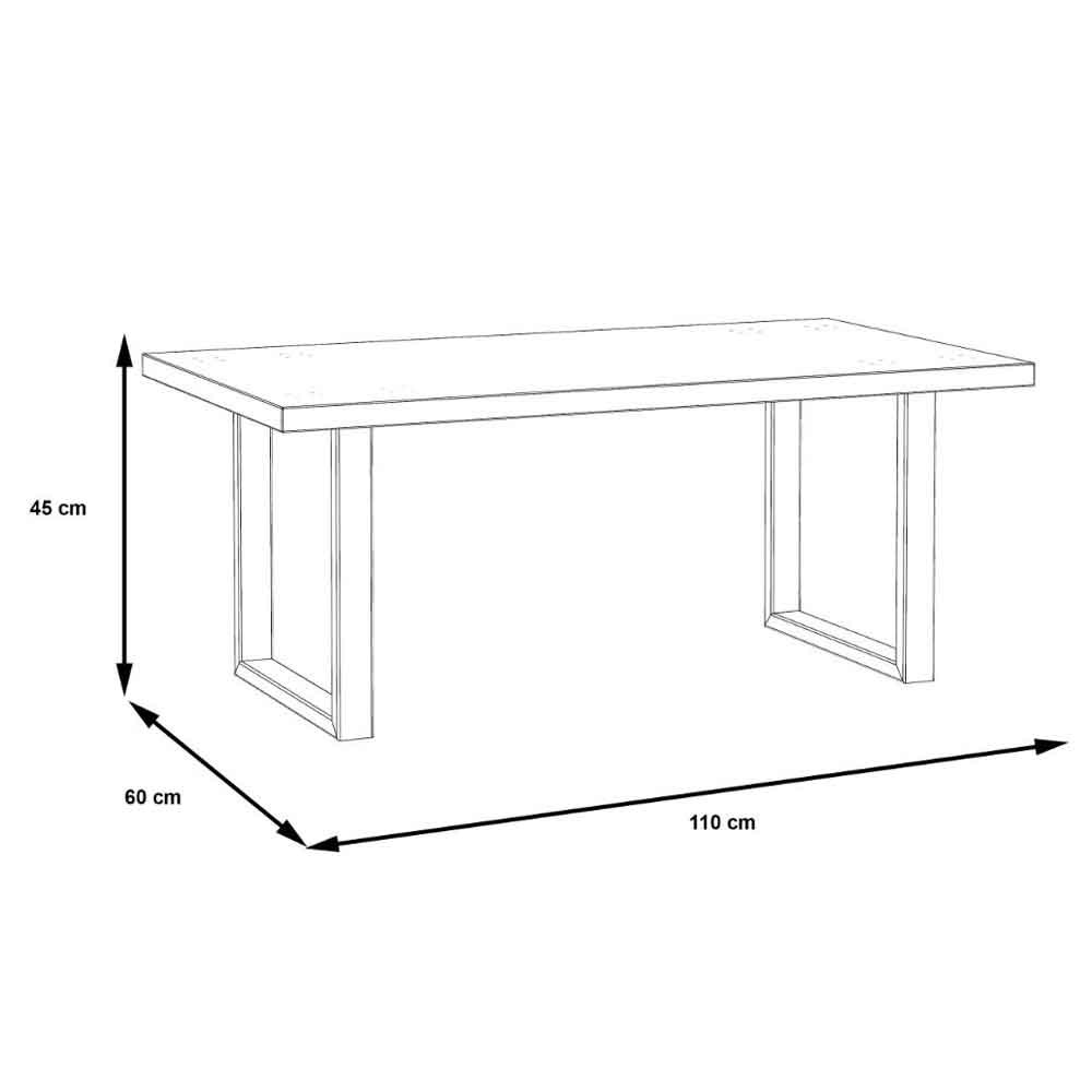 Belton Rectangular Wooden Coffee Table in Artisan Oak