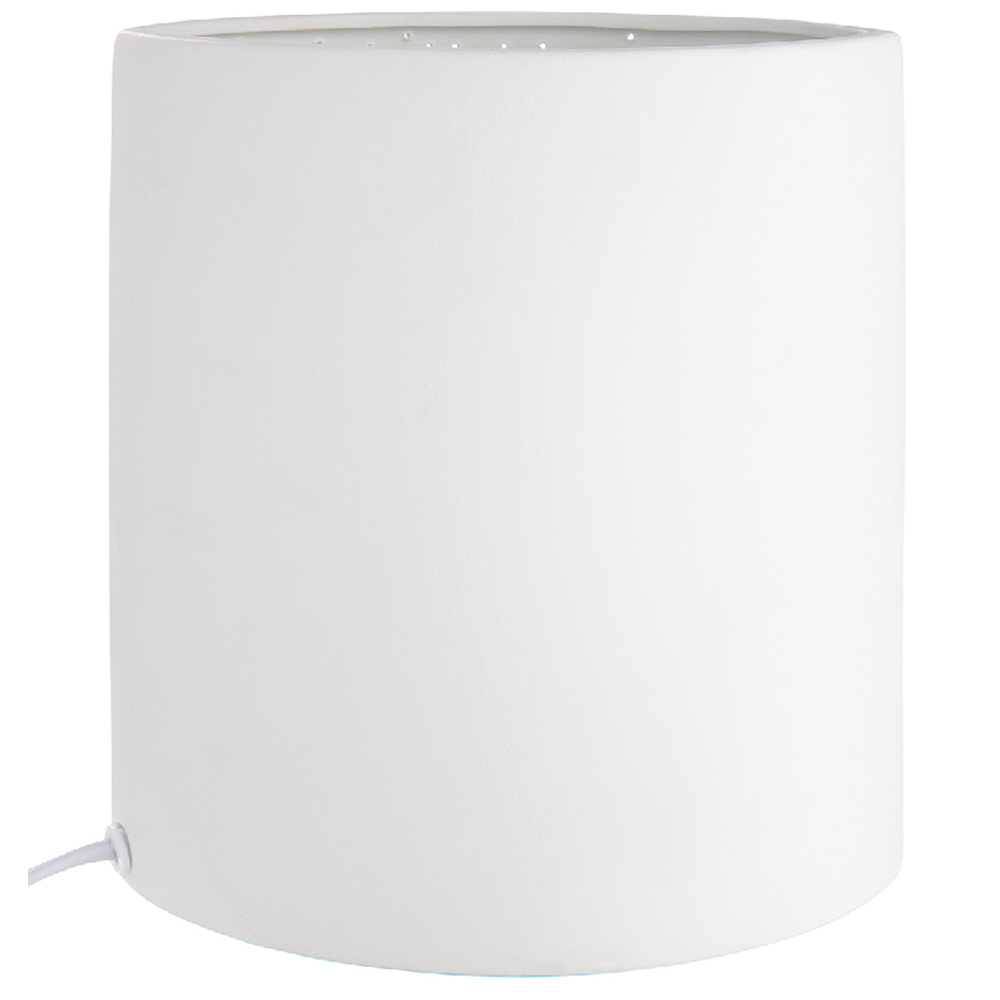 Belvaro Porcelain Moon Table Lamp in White
