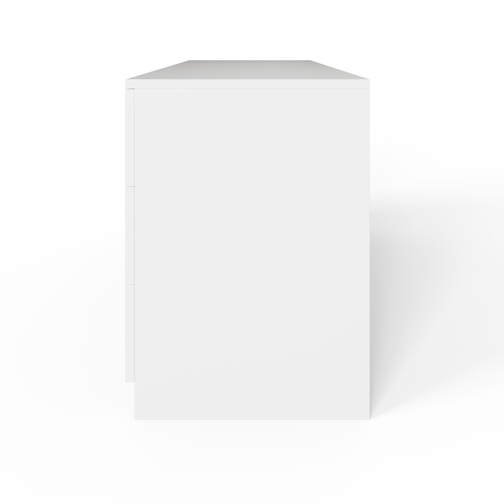 Belvian Wooden Chest Of 6 Drawers in White