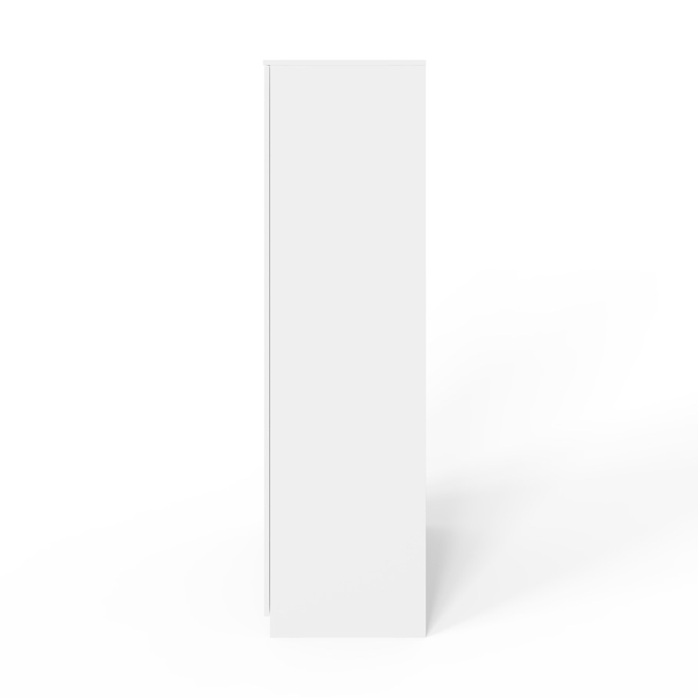 Belvian Wooden Wardrobe with 2 Doors in White
