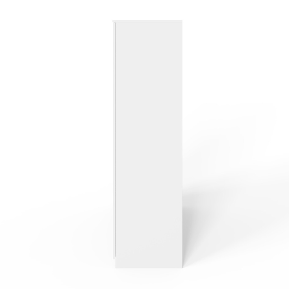 Belvian Wooden Wardrobe with 3 Doors in White