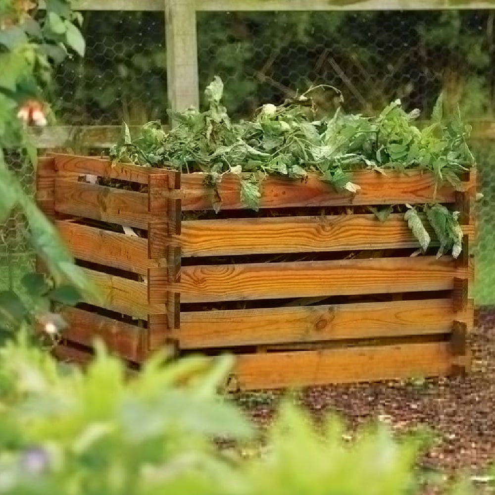 Bembridge Wooden Garden Composter In Natural