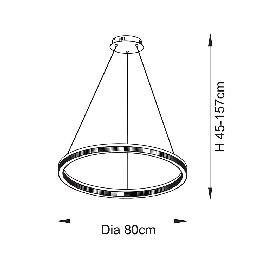 Bemidji LED Round Metal Pendant Light In Brushed Gold Plated