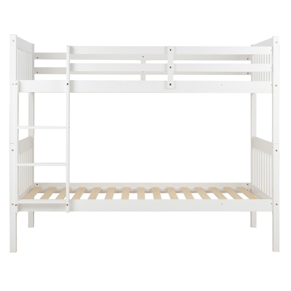 Bemidji Wooden Bunk Bed In White