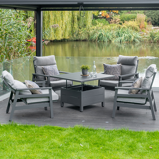 Read more about Benoit aluminium relaxer set with adjustable table